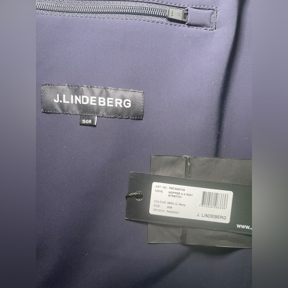J.Lindeberg Men's Navy Hopper 4-Way Stretch Blazer 50R NWT - Picture 7 of 7
